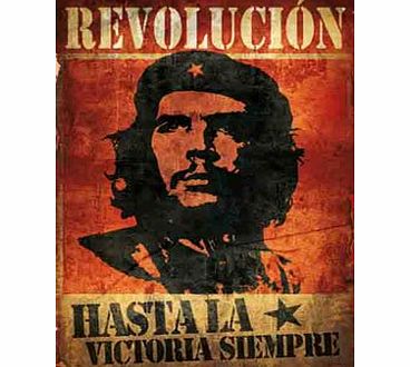 Flagline Che Guevara - Vintage Textile Poster