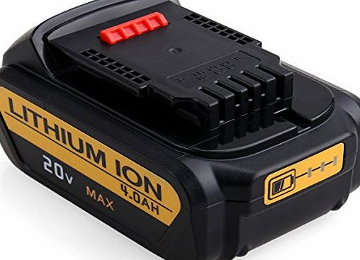 FLAGPOWER 4.0Ah 18V 20V Max Premium XR Lithium Replacement Battery for Dewalt 18 Volt XR DCB182 DCB184 DCB183 DCB185 DCB205