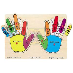 Melissa and Doug Hands Counting Peg Puzzle