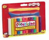 Plasticine - 12 Neon Sticks