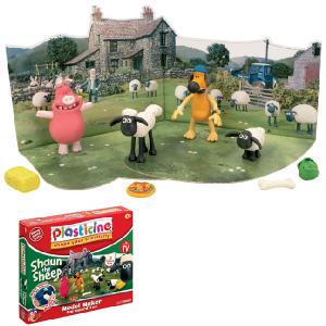 Plasticine Shaun The Sheep Farmyard Fun Set
