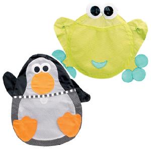 Flair Sassy Penguin and Frog Tub Toy Bag