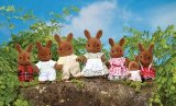 Sylvanian Families Celebration Brown Rabbits Family