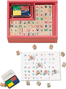 Flair Toys Melissa & Doug - Alphabet Stamp Set