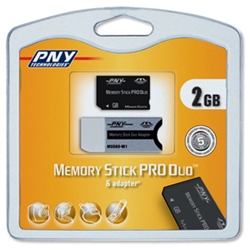 Flash PNY Technologies Flash Memory Stick Pro Duo 2GB