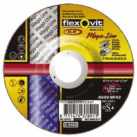 FLEXOVIT Ultra Thin Metal Cutting Disc 115 x 0.8 x 22mm Pack of 5