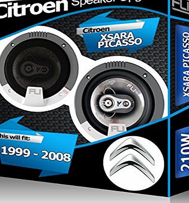 Fli Audio Citroen Xsara Picasso Front Door Speakers Fli Audio car speaker kit 210W