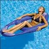 Floating Lounger: Open: 97 x 142 x 38 cm - Yellow x 2