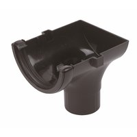 FLOPLAST Cast Iron Effect Stopend Outlet