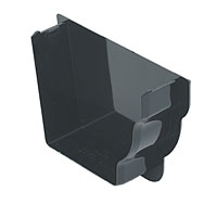 FLOPLAST Ogee Style 90 Internal Stop End R/H