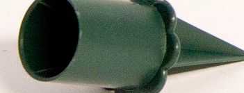 floral natalie 25 bag of 1`` small green plastic candle holders for oasis and flower arrangement