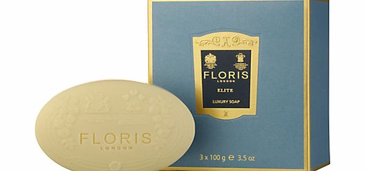 Floris Elite Luxury Soap, 3 x 100g