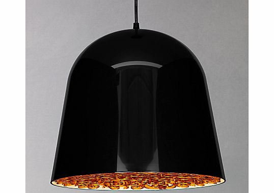 Flos Can Can Pendant, Black/ Amber