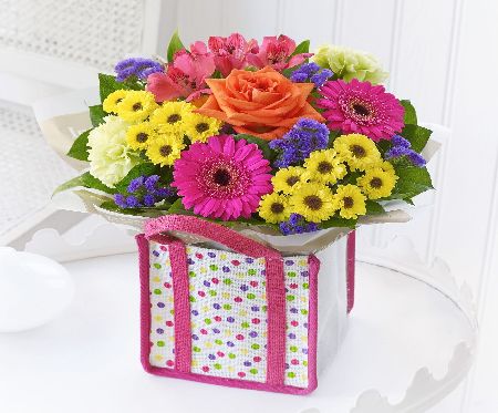 Flowers Direct Vibrant Gift Bag
