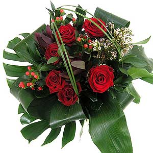 Flowers Directory Designer 6 Red Rose Bouquet