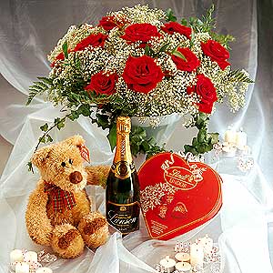 Flowers Directory Luxury Red Rose Extravaganza