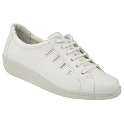 Fly Flot Female ACOFLY1105 Leather Upper Textile Lining Casual Shoes in White