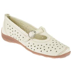 Fly Flot Female Acofly906 Leather Upper Leather Lining Casual Shoes in Beige, Red
