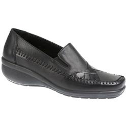Fly Flot Female Andrea Leather Upper Leather Lining Casual in Black