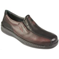 Female CALFLY1001 Leather Upper Leather Lining Casual Shoes in Burgundy Multi, Dark Brown Multi, Navy