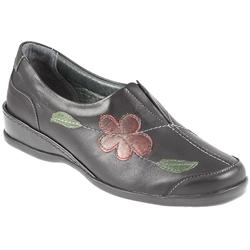 Fly Flot Female Calfly903 Leather Upper Leather insole Lining Casual in Black, Blackmulti