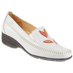 Fly Flot Female Capofly800 Leather Upper Leather insole Lining Casual in WHITE MULTI