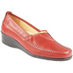 Fly Flot Female Capofly900 Leather Upper Leather insole Lining Casual Shoes in Red