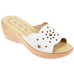 Fly Flot Female Flyl516 Leather Upper Leather insole Lining in White