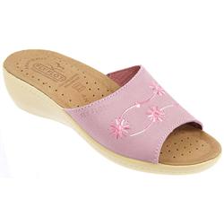 Fly Flot Female Flyl528 Textile Upper Leather insole Lining Comfort Large Sizes in Pink