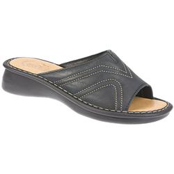 Fly Flot Female Georgia Leather Upper Leather Lining Comfort Small Sizes in Black