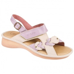 Fly Flot Female Jazz Leather Upper Leather Lining Casual in Beige, Black, Brown Shimmer, Lilac, White Shimmer