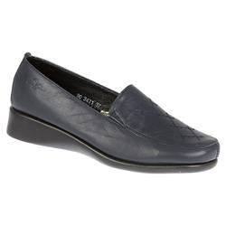 Fly Flot Female Josie Leather Upper Leather Lining Casual in Navy, Pewter, Sand