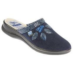 Female Lesley Textile Upper Textile Lining Christmas in Navy