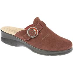 Female Patty Suede Upper Leather Lining Comfort Small Sizes in Biscuit Suede, Black Suede, Wine Suede