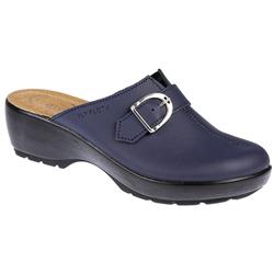 Female SSFLY1002 Leather Upper Leather Lining Comfort Small Sizes in Navy, White
