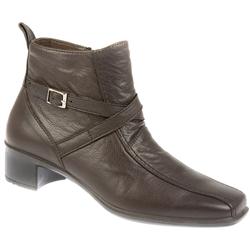 Fly Flot Female Tilly Leather Upper Leather Lining Ankle in Brown