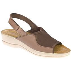 Fly Flot Female Verity Leather/Other Upper Leather Lining Casual Sandals in Black, Brown