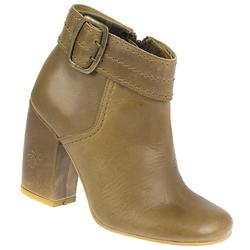 Female Anya Leather Upper Textile Lining Fashion Ankle Boots in Camel