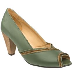 Fly London Female London Mall Leather Upper Evening in Green