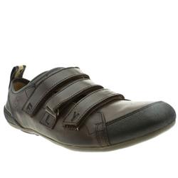 Fly London Male Fly London Hare Leather Upper in Dark Brown