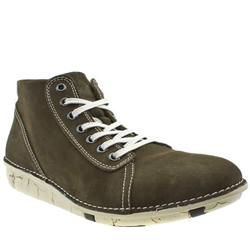 Fly London Male Madoc Suede Upper Fashion Trainers in Khaki