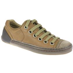 Male Speed Leather Upper Leather/Textile Lining Fashion Trainers in Camel
