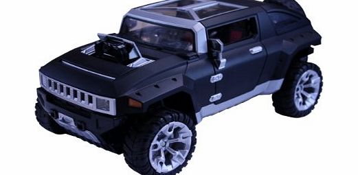 Wi-Fi Controlled 4 Channel Radio Controlled (RC) Full Proportional Toy Truck/Jeep with Built in Camera & Free App - Black
