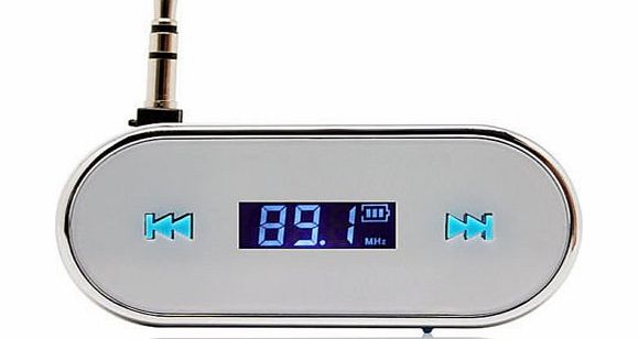 FM TRANSMITTER PROFESSIONALS CAR WIRELESS MP3 FM RADIO TRANSMITTER HANDS FREE FOR MOBILE?IPHONE5?IPOD?SAMSUNG **WHITE**