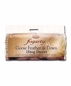 Fogarty Luxury Goose Feather/Down Pocketed King Size Duvet