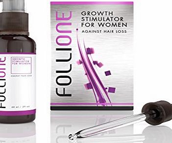 Follione  Growth Stimulator for Women. Restore Hair after Thinning and Prevent Baldness. Hair Loss Treatment for Women for Easy Hair Growth. One month supply.