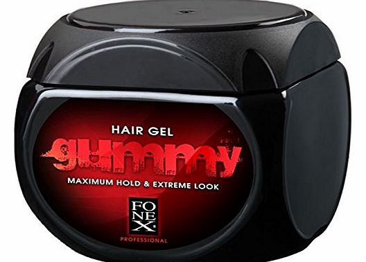 Fonex  GUMMY Hair Gel - 220ml - Maximum hold, Extreme Look