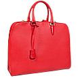 Red Leather Ladiesand#39; Briefcase