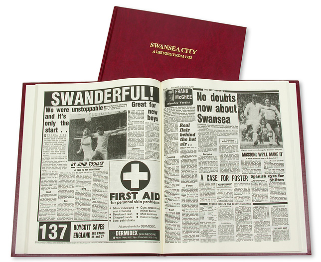 football History Book - Swansea City NEW CLUB