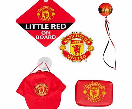 Football Mania Manchester United Car Accessories Set MUFC-CARSET